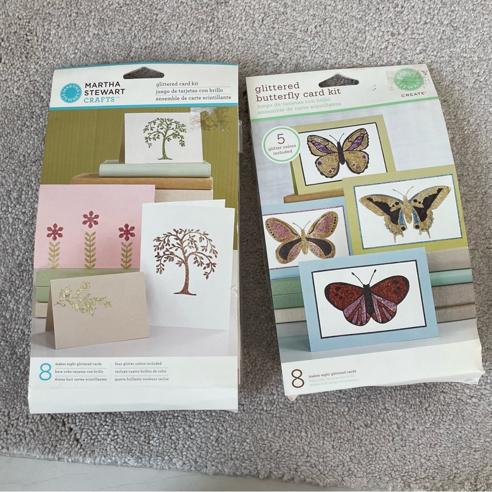 Martha Stewart Crafts Glitter Card Kits (2)